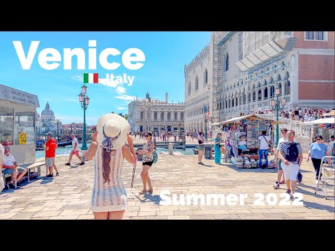 Venice, إيطاليا | ساحة St. Mark | جولة صيفية في المدينة 4K