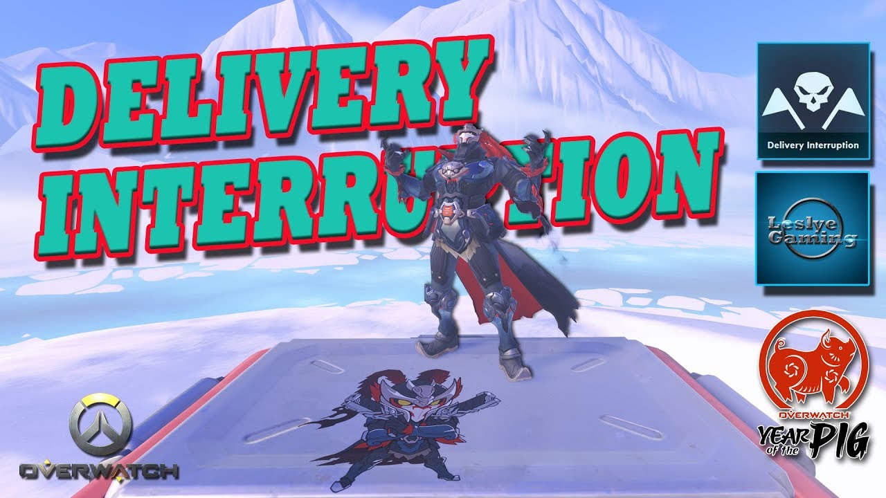 Overwatch Achievements - DELIVERY INTERRUPTION - Year of the Pig Special Event