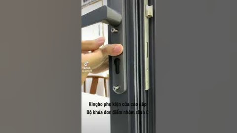 Mẫu khóa cửa nhôm cao cấp