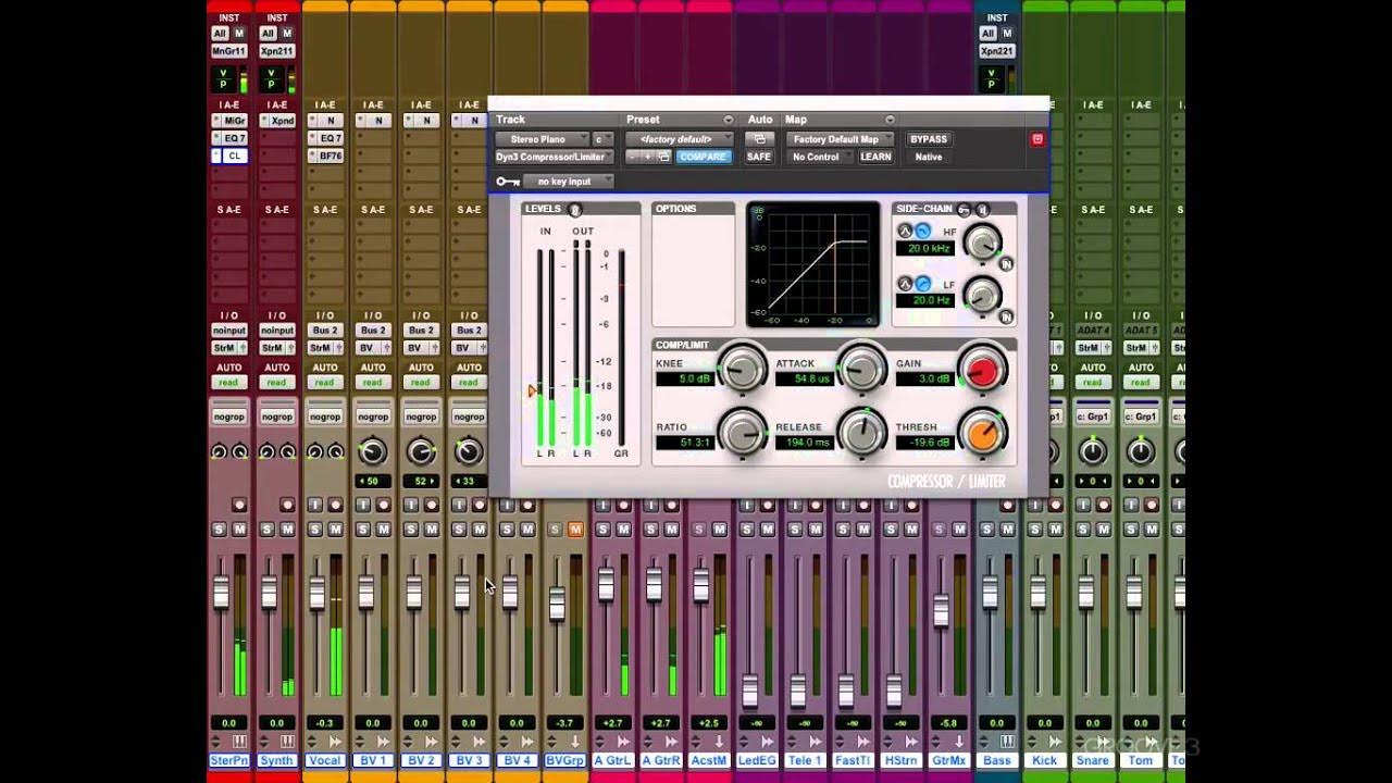 Mixing school. Piano mix. mixing counter.