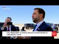 JUST IN: Vice President Speaks To Reporters Ahead Of Campaign Rally In Ohio