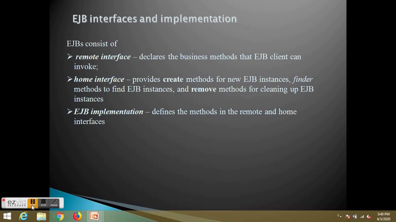EJB architecture Part1 - YouTube