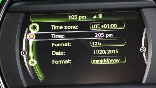 MINI Oakville - How To Clock Settings
