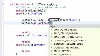 Android Application Development   86   Creating Tabs in Java