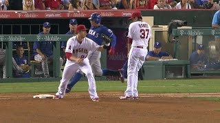 TEX@LAA: Choo safe after review in the 7th inning