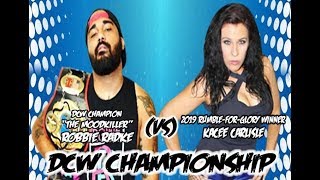 Dcw Intergender Championship Match Robbie Radke Vs. Kacee Carlisle February 23, 2019