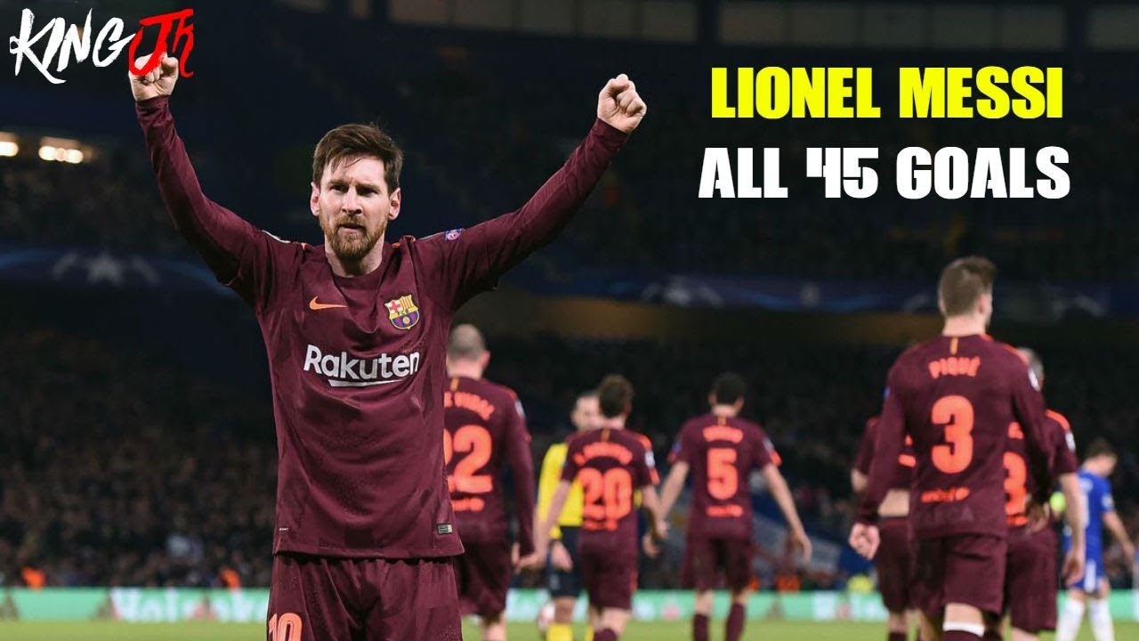 Lionel Messi ● All 45 Goals ● 2017/18 ● HD