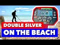 Beach Metal Detecting UK 2020 Vanquish Double Silver