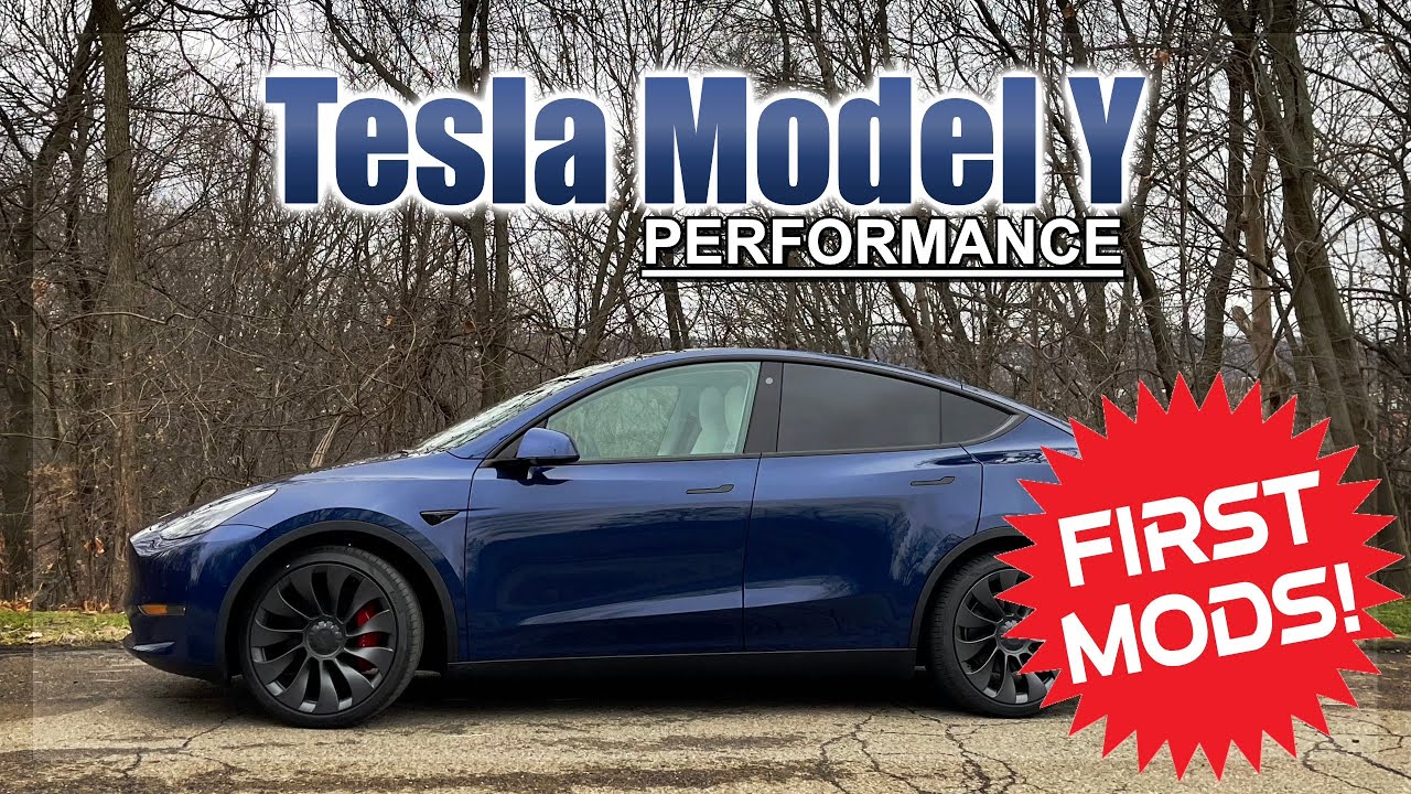 First Mods On My Tesla Model Y Performance - Youtube