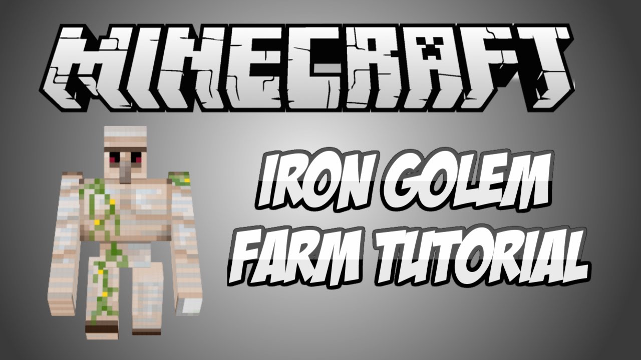 [Minecraft Tutorial] How To Make A Iron Golem Farm 1.7.4