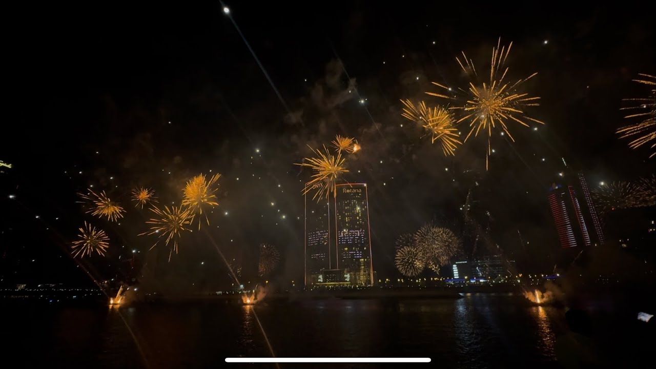 fireworks show in bahrain new year 2026