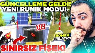 Yeni̇ Hari̇ta Ve Runi̇k Modu Geldi̇ Sinirsiz Fi̇şek Yapma?? Erangel Deği̇şti̇ Pubg Mobile