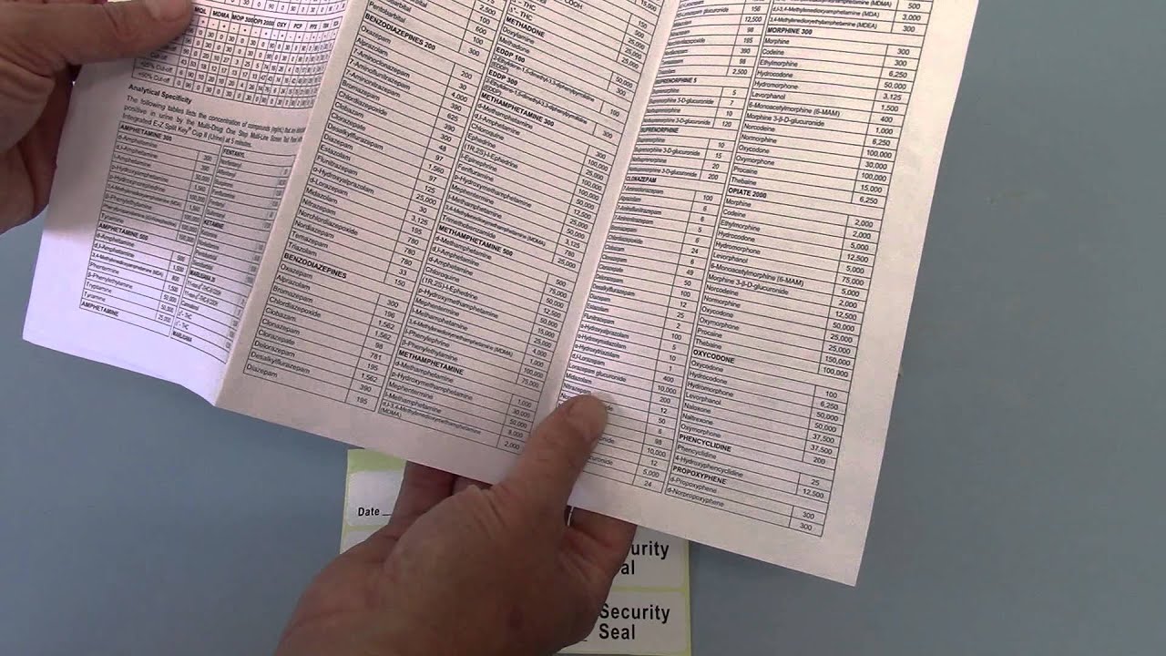 EZ Split Cup 7 drug test kit training pack part 2 YouTube