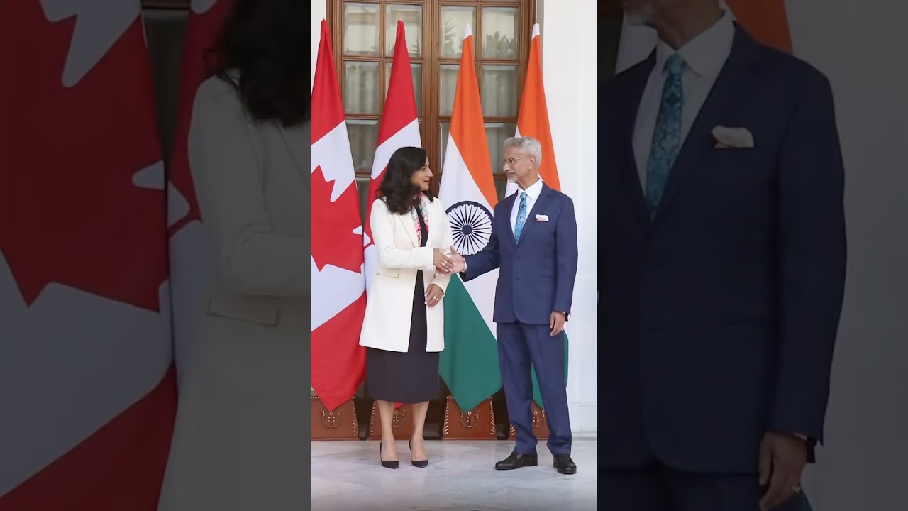Meeting with FM Anita Anand of Canada. 🇮🇳 🇨🇦 