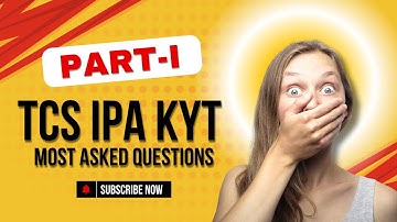 TCS Xplore IPA Most asked question on KYT Part-I  ||  Previous year questions || TCS IPA Preparation