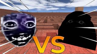 ANGRY MUNCI VS BLUE HAPPY MAZE BATTLE... THEY CHEATED...