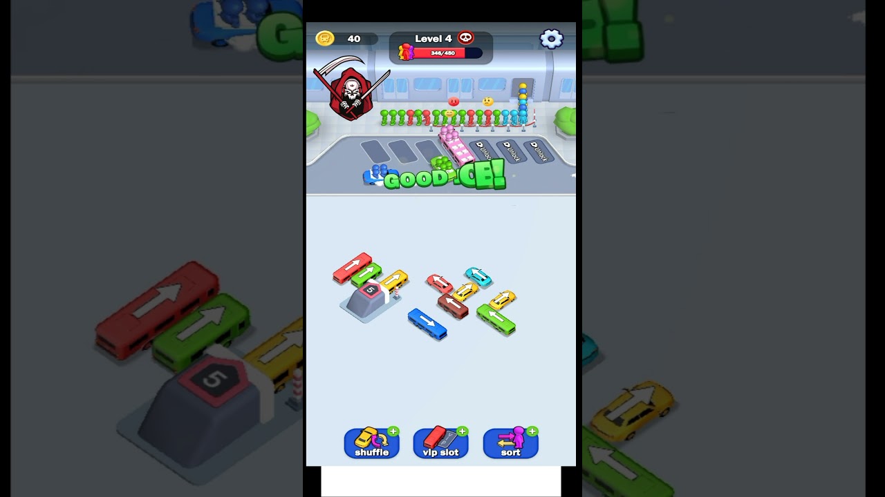 Car Jam 3D - 3D Car Jam - Level 4 2 - Car Game - Car Racing Game - Car Sort Game 