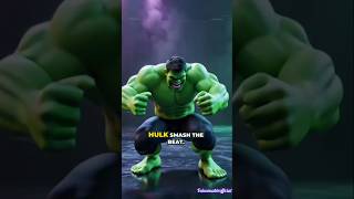 Who Wins the Rhythm Clash? Hulk vs Venom 🥊 #hulk  #marvelhero #venom