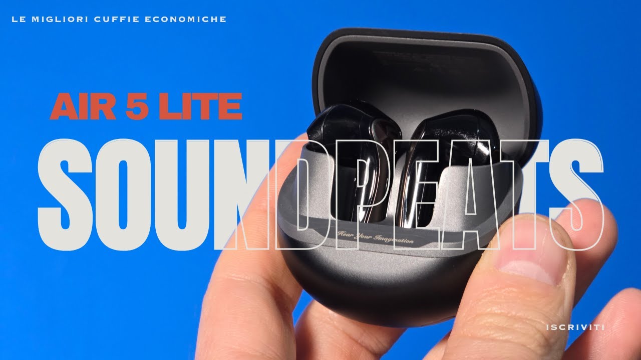 Custodia In Silicone Per SoundPEATS Air 5 | Cover Protettiva Morbida Con Moschettone, Nero