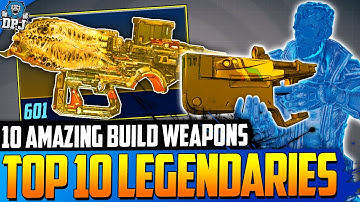 Borderlands 3 - TOP 10 BEST LEGENDARIES FOR ZANE DIGI-CLONE BUILDS - Top 10 Best Build Weapons