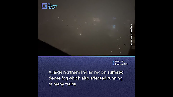 Dense Fog Engulfs Many Parts Of Delhi, Rajasthan & UP,Visibility Affected|The Logical Indian #shorts