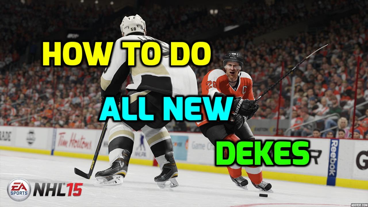 NHL 15 NEW DEKES - How to do ALL new dekes! (Demo Free Skate Gameplay)