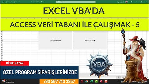 Access Veri Tabanı İle Çalışmak 5