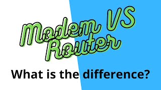Modem vs Router | What Is The Difference?