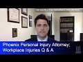 John Kelly is a personal injury attorney in Phoenix, Arizona and in this Google Hangout he answers online questions about workplace injuries. For more information on workplace injuries in Phoenix...