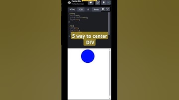 5 Ways to Center a DIV - Easy Techniques for Perfect Alignment #coding #css #webdevelopment