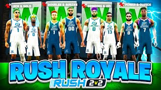FIRST EVER DF 2v2 RUSH RACE in NBA 2K21! Who's the BEST DUO in MY CLAN!? NBA2K21