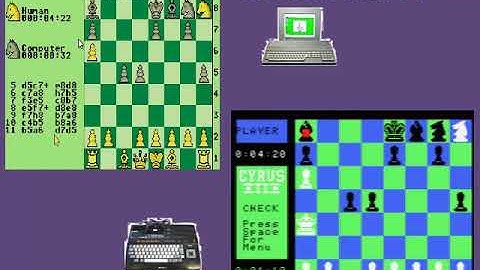 AJEDREZ - | MSX vs Atari ST | - 1/8 Final. Mach 3