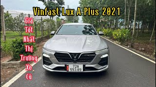 Vinfast Lux A Bản Plus 2021 odo 3 vạn klm giá rẻ nhất thị trường xe cũ 596 triệu lh 0913107107 Toàn