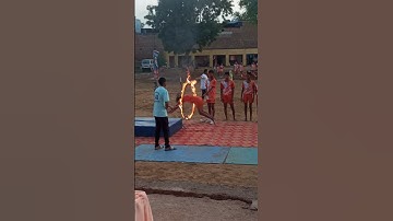 Wonderful Fire Round Jumping ||जिमनास्टिक आग का गोला #shorts #viralshorts#ytshorts #shortsfeed#funny