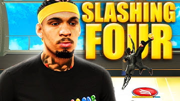 This CATFISH SLASHING FOUR BUILD with a 75 3PT is TOO OVERPOWERED on NBA 2K22..