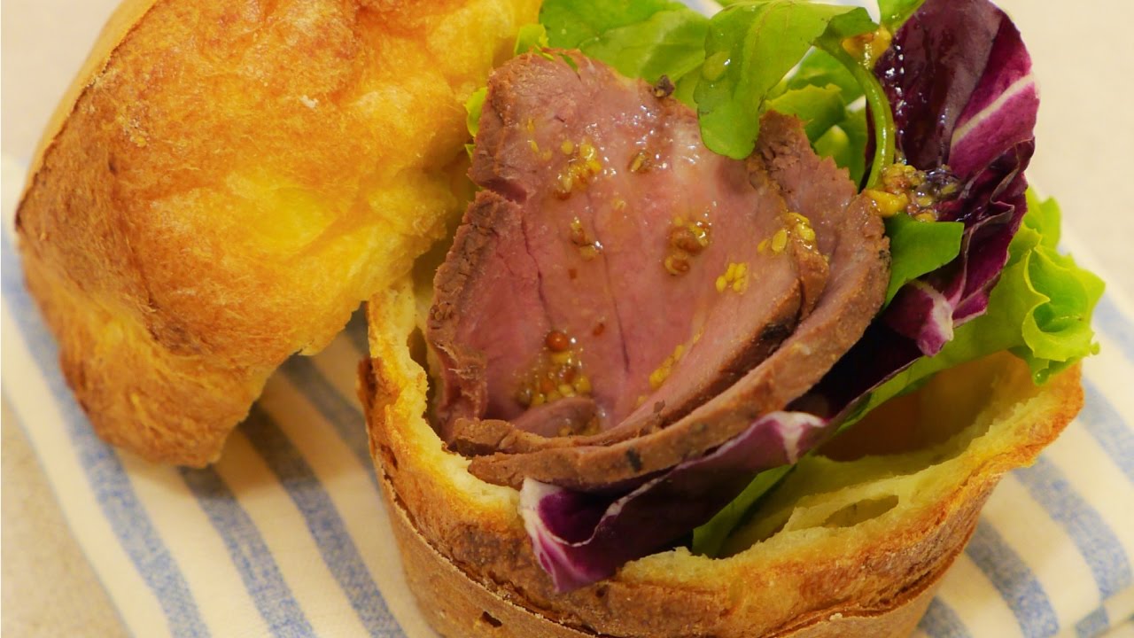 ローストビーフのポップオーバーサラダ Youtube