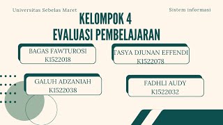 Kelompok 4 Analisis Perbandingan Evaluasi Pada Pendidikan Formal Dan Nonformal