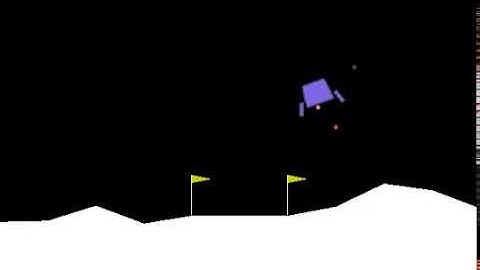 Lunar Landing by Reinforcement Learning