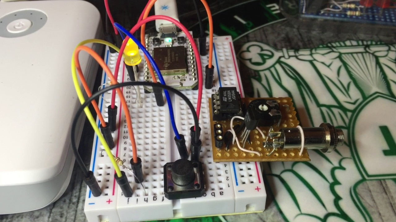 IoT Spark Core thermometer YouTube