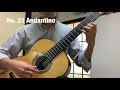 25のエチュード 21番 カルカッシ　Carcassi 25 Etudes No.21 Op.60