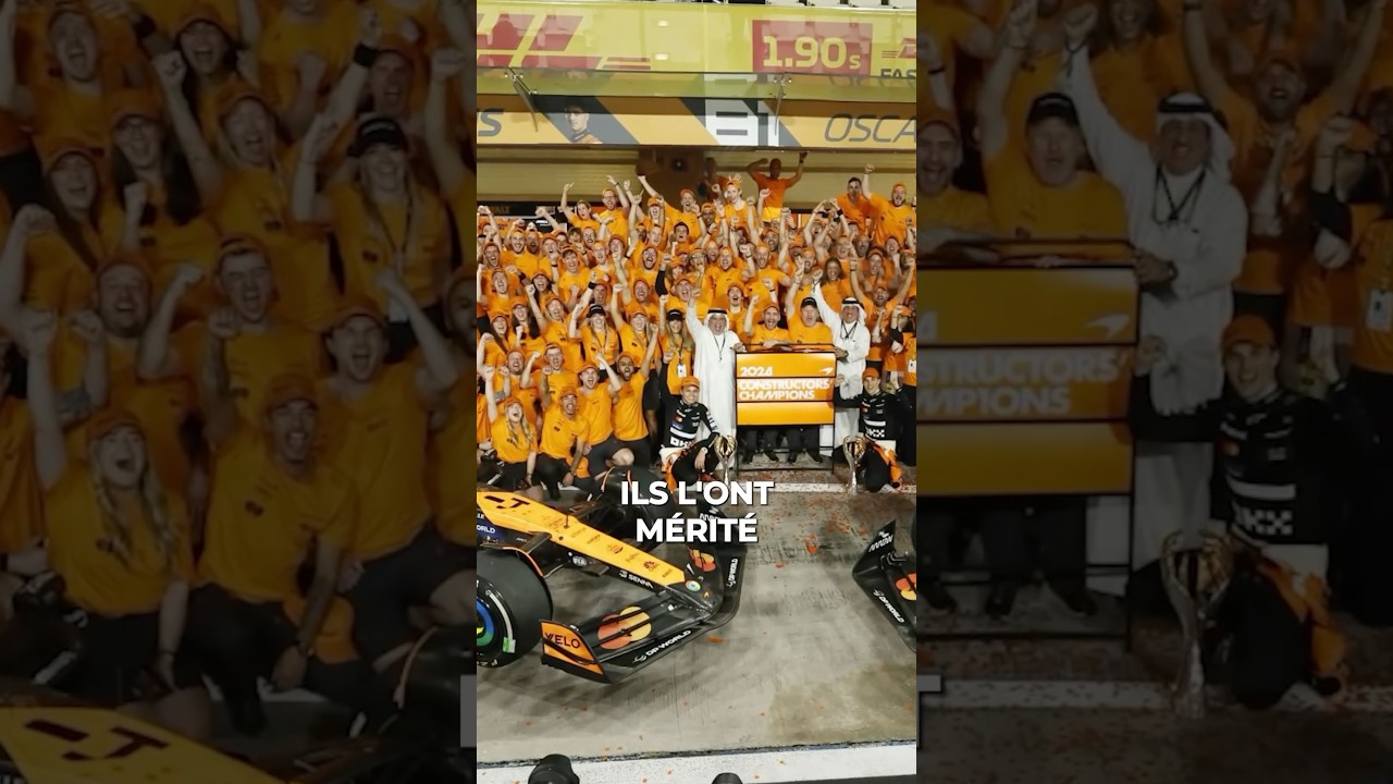 McLaren championne du monde ! #shorts