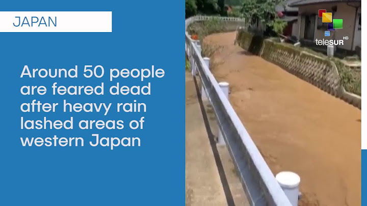 Heavy rain causes deadly floods in Japan