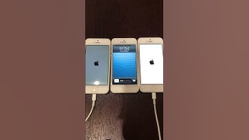 iPhone 5 on iOS 6 vs iOS 8 vs iOS 10 boot up test #shorts #iphone5 #ios6 #ios8 #ios10
