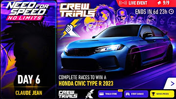 Need For Speed: No Limits | Honda Civic Type R 2023 Day 6 (Claude Jean)