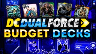 Free To Play & Budget Decks For ALL Factions! | DC Dual Force