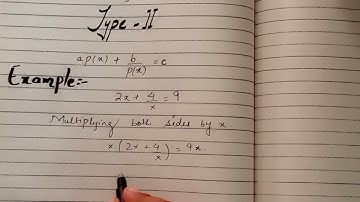 Solution of equation reducible to quadratic form|(type 2)#Amina Awan