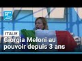 Italie : le gouvernement de Giorgia Meloni à l'épreuve du pouvoir depuis trois ans • FRANCE 24