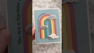 Shimmer Rainbow Handmade Card
