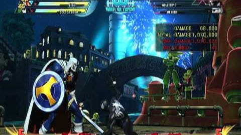 MvC3 Spidey Web Throw