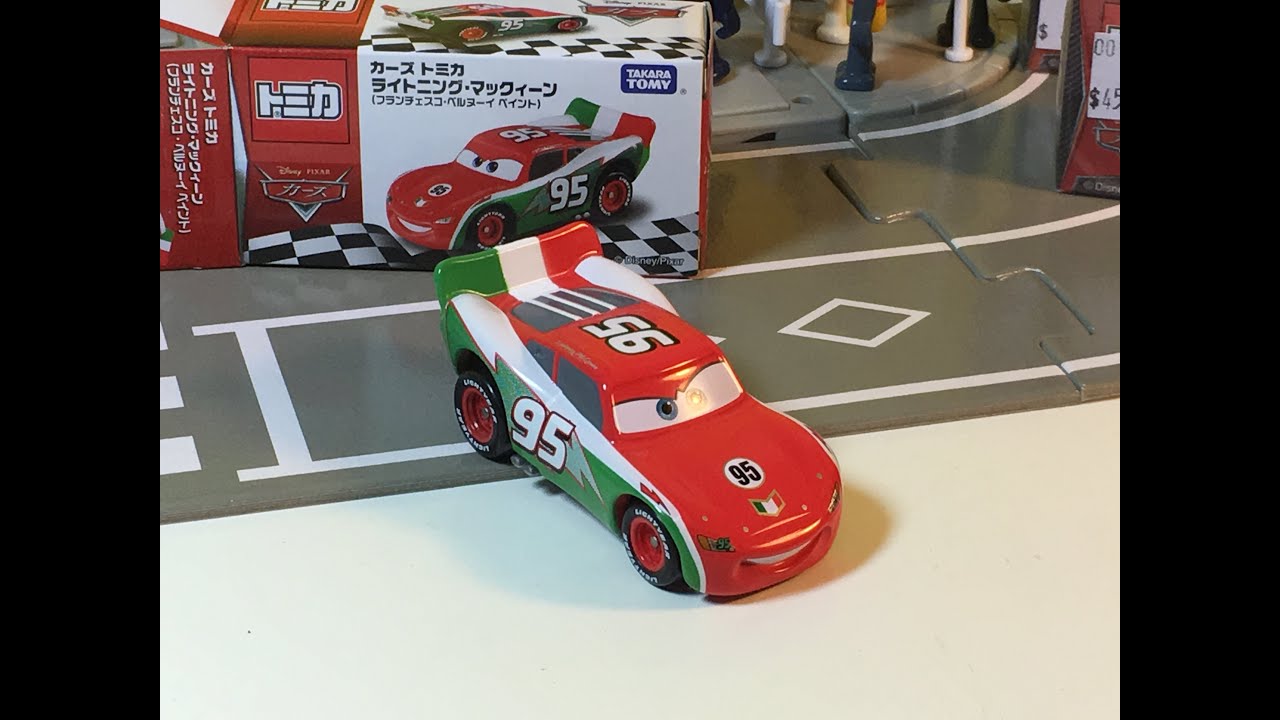 unboxing Cars Tomica Lightning McQueen (Francesco Bernoulli type
